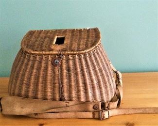 Creel Wicker Basket For Carrying Fish