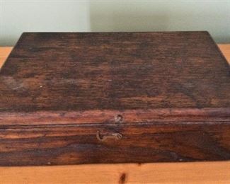 Vintage Wooden Tool Box