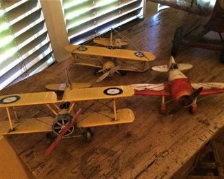 Metal Model Planes