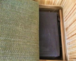 Remove the Cushions and its a Hide A Bed!