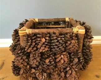 Square Pinecone Basket