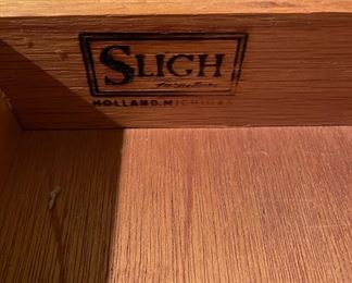 Leather Top Desk by Sligh