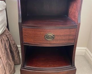 One Drawer Mahogany Nightstand by Hickory Manufacturing Co