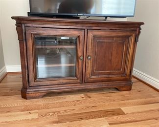 Entertainment Center with Glass Console
