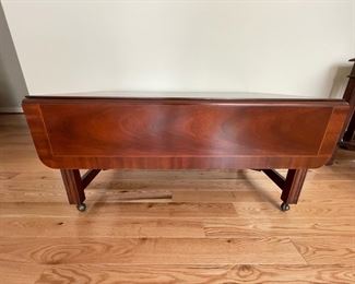 Drop Leaf Coffee/Dining Table on Rollers
