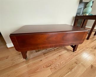 Drop Leaf Coffee/Dining Table on Rollers