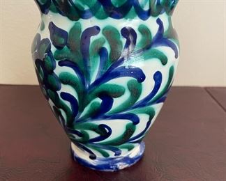 Spanish Hand Painted Vase