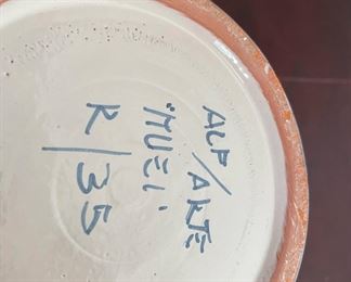 Hand Painted Terracotta Soup Toureen