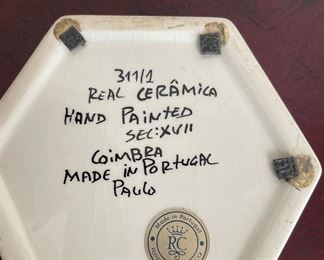 Hand Painted Trinket Box, Made in Portugal