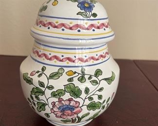 Ceramic Ginger Jar, Made in Portugal