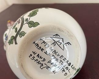 Ceramic Ginger Jar, Made in Portugal