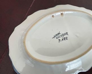 Decorative Plates by Escobar Piarz