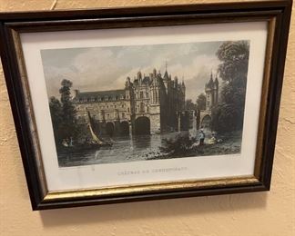 Print of Chateau De Chenonchaux