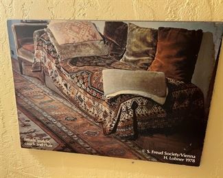 Print of Freud'sAnalytic Couch and Chair