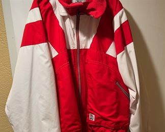 Red and White Elho Jacket