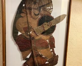 Framed Artwork of Rakshasa with Horse Head, Made in India