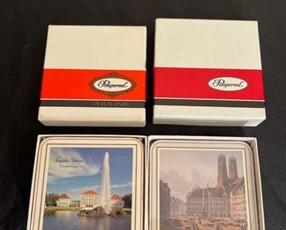 Two Sets of Pimpernel Coasters
