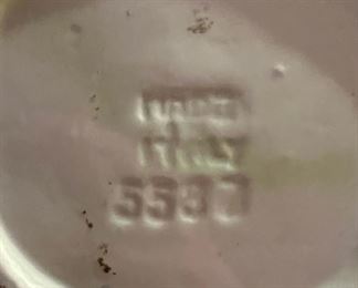 Hand Painted Celery Pitcher, Made in Italy - 5537