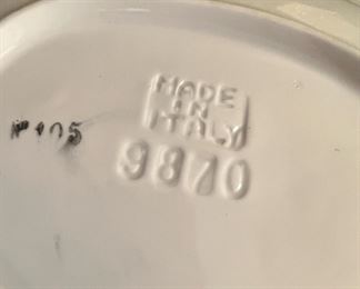 Three Hand Painted Lemon Plates, Made in Italy - 9870