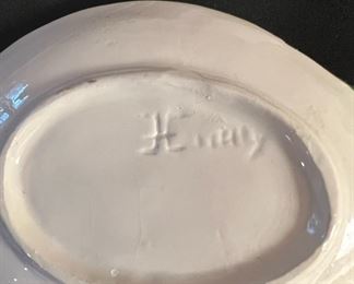 Set of 5 Small Lemon Plates, Made in Italy -3033,9188,9187