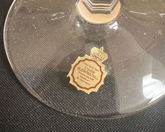 Large Set of Germany Bleikristall, Crystal Wine Goblets and Sherbet Goblets