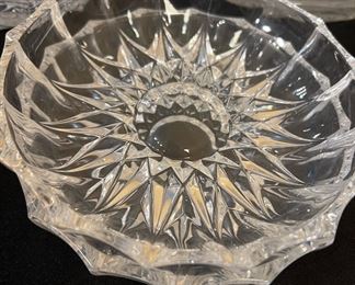 Set for 8 Crystal Desert Bowls and Plates