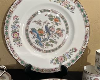 Wedgwood Kutani Crane China, Set for 4