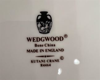 Wedgwood Kutani Crane China, Set for 4