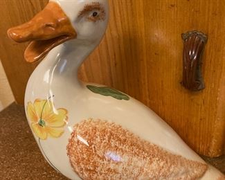Ceramic Duck Figurine/Statue