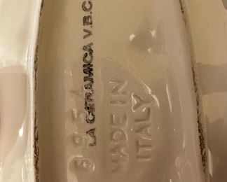 Hand Painted Olive Plate, Made in Italy - 6954