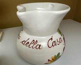 Vino Della Casa Sadler Pitcher