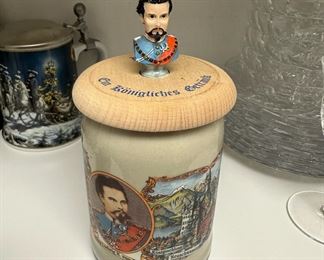 German King Ludwig II - Beer Stein by Original Gerzit