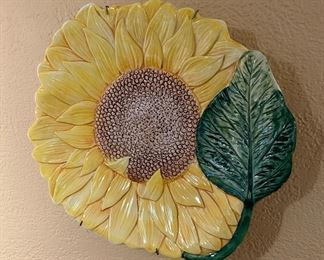 Sunflower Decorative Hanging Plate