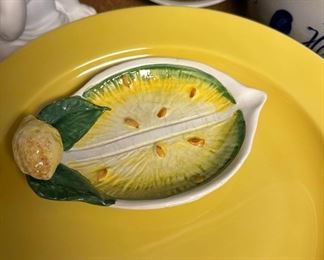 Small Lemon Dish, Made in Italy