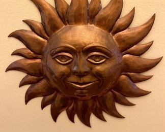 Decorative Copper Sun
