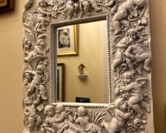 Cherub Themed Mirror