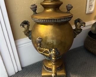 Imperial Russian Brass Samovar/Tea Dispenser