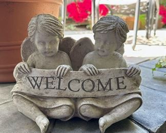 Angel Welcome Outdoor Decor