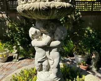 Cherub Cement Fountain/Statue
