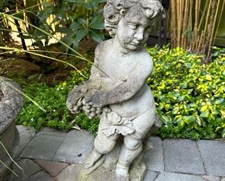 Cherub Cement Statue
