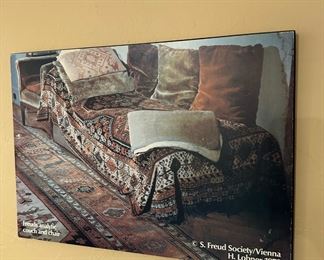 Print of Freuds Analytic Couch and Chair