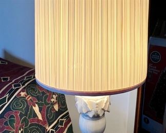 Antique Urn Style, White Marble Lamp