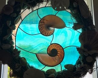 Hanging Shell Stained Glass