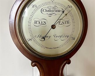 Changeable Rosewood Banjo Barometer