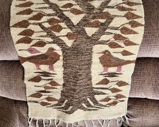 Handwoven Wool Tapestry - The Tree of Life