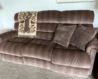 Brown Reclining Couch