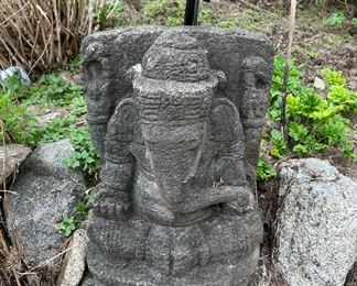 Lord Ganesha Hindu Elephant God Cement Statue