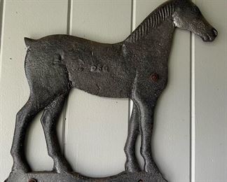 Cast Iron Horse Wall Hanging