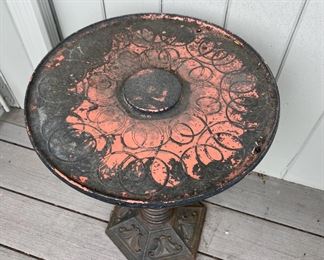 Antique Cast Iron Water Heater Stand