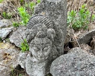 Tara Buddhist Goddess Cement Statue